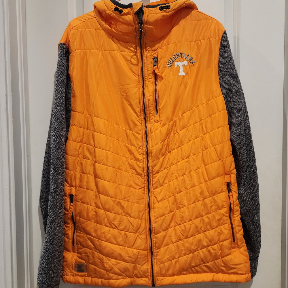 Colosseum Orange and Gray Men's Jacket